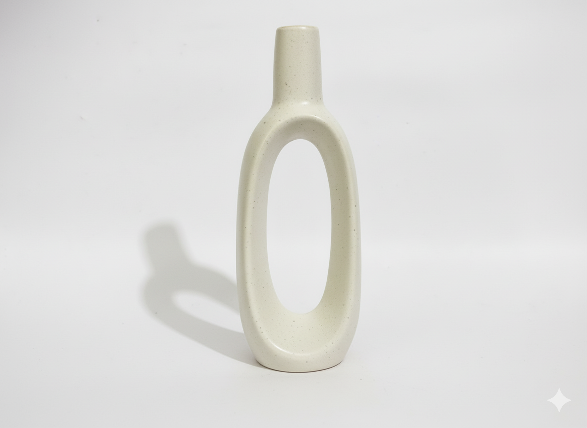 Donut Shape Flower Vase