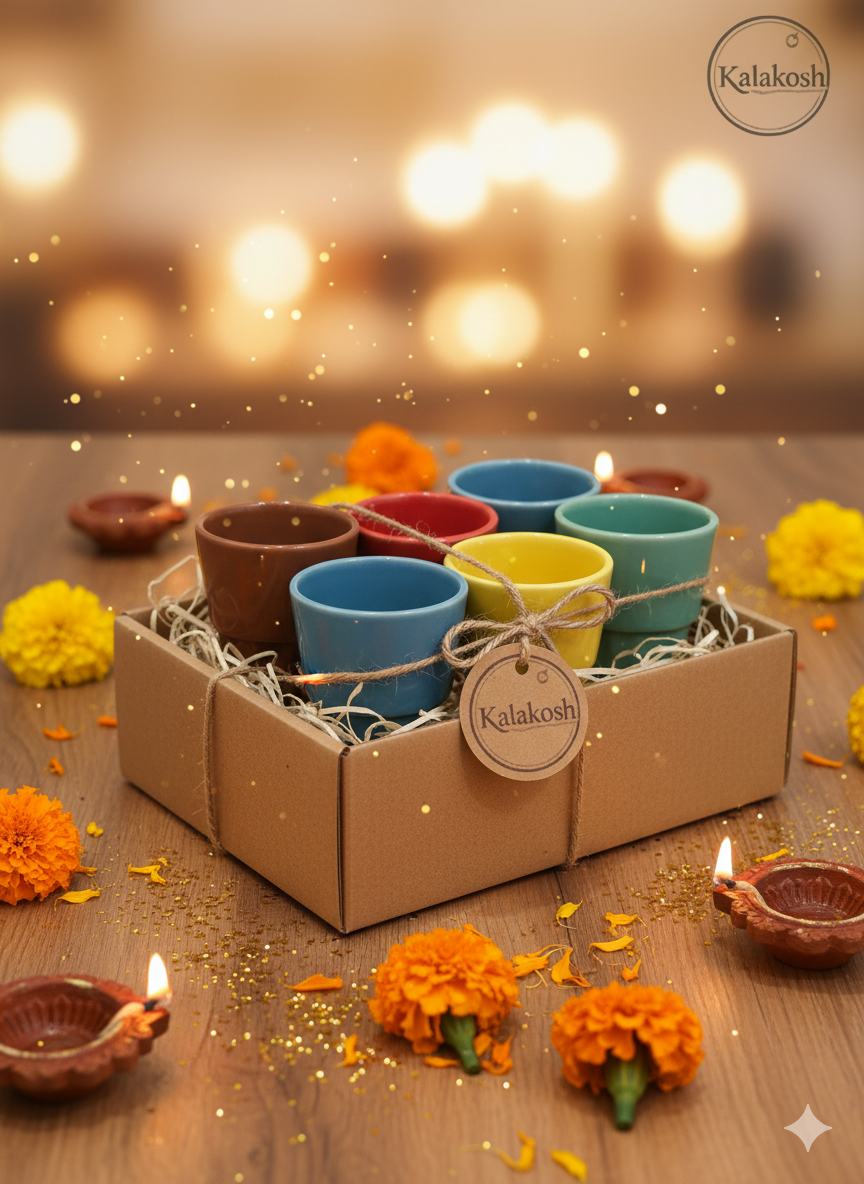 Tea Cup Set of 6 Pcs. (Tapri Style)