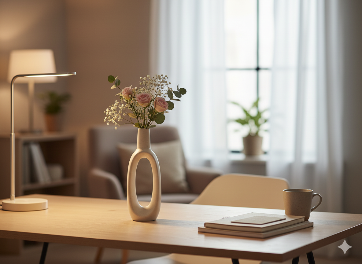 Donut Shape Flower Vase