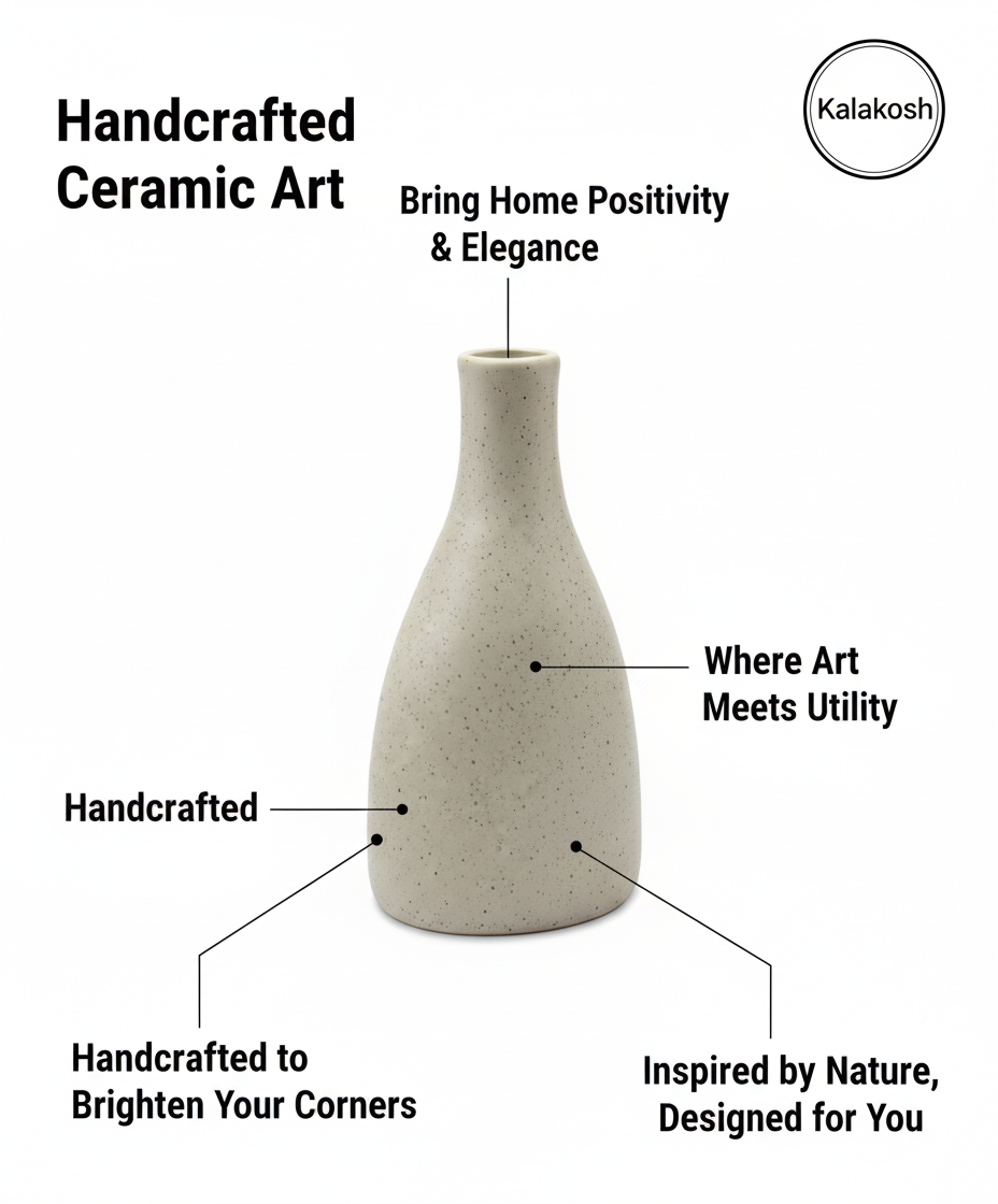 Triangle Shape Flower Vase