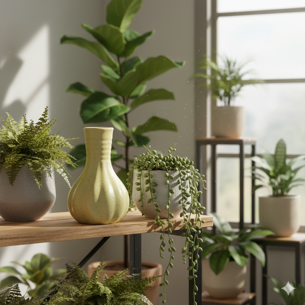 Melon Shape Flower Vase