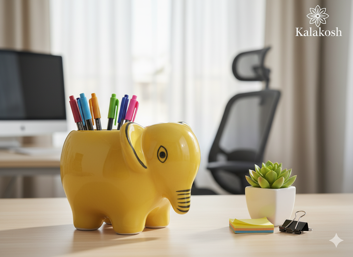 Elephant Style Planter / Pen-Pencil Holder