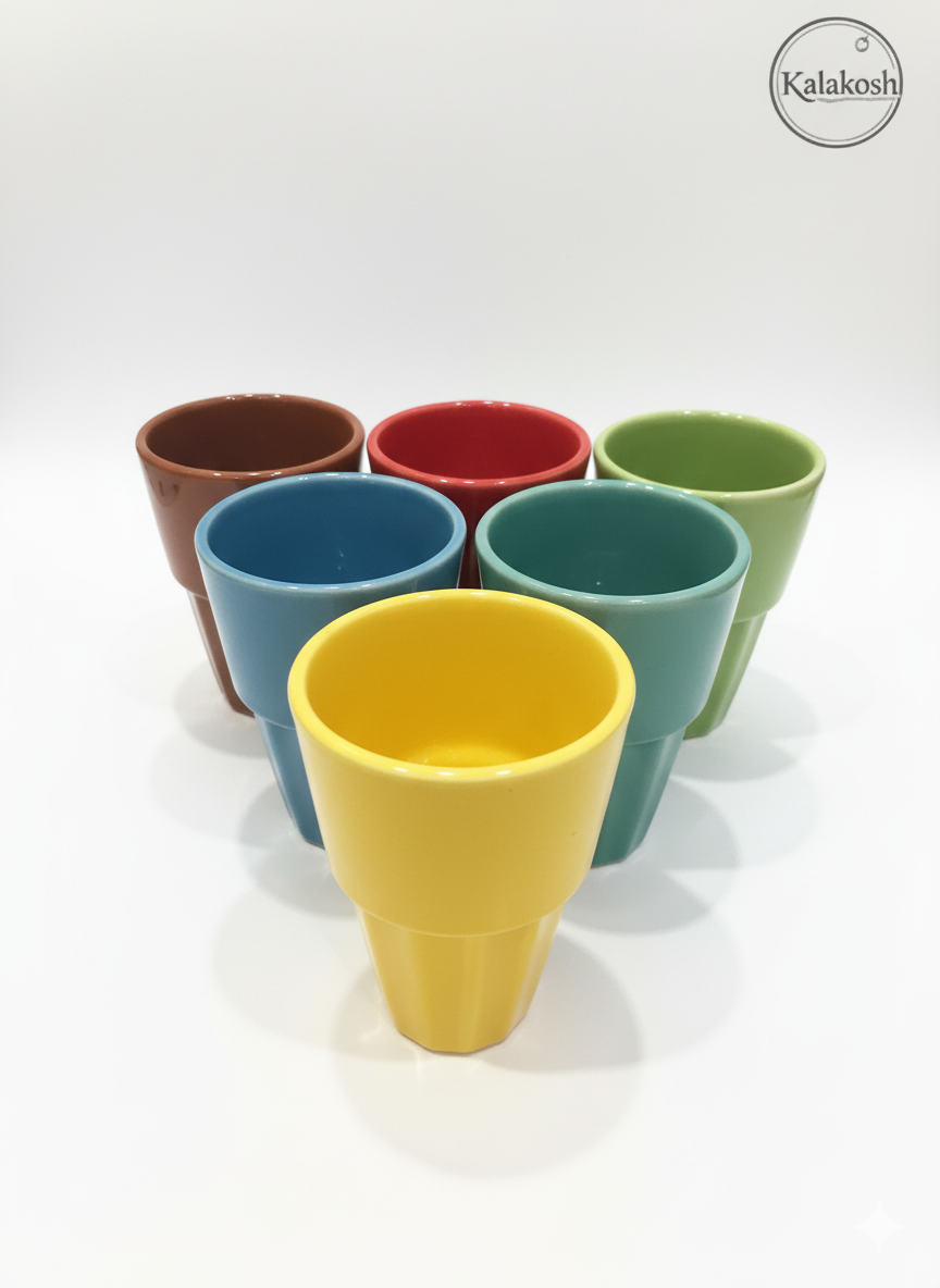 Tea Cup Set of 6 Pcs. (Tapri Style)