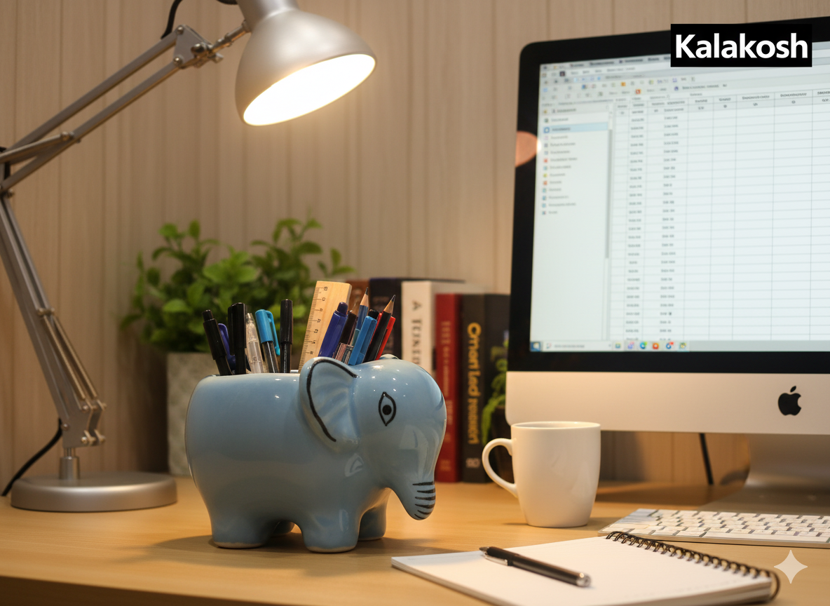 Elephant Style Planter / Pen-Pencil Holder