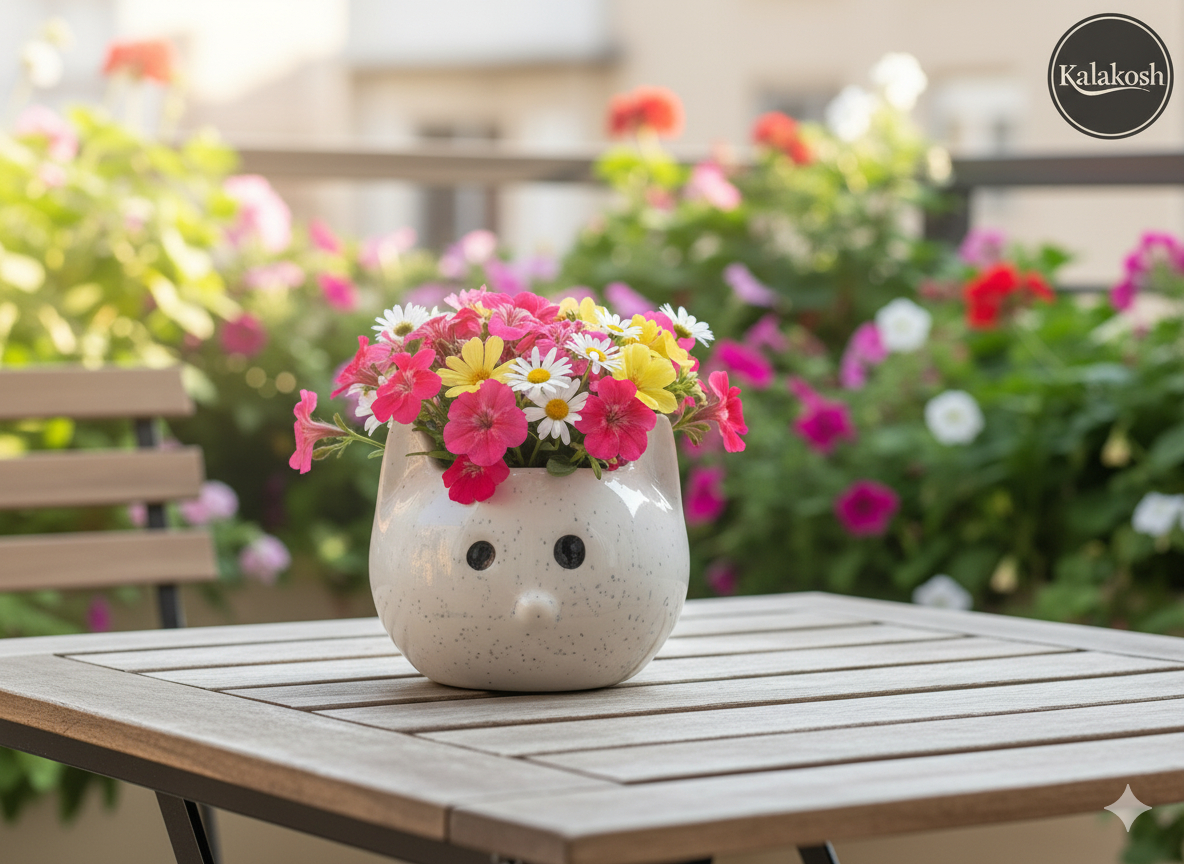 Cat Shape Planter / Pen-Pencil Holder