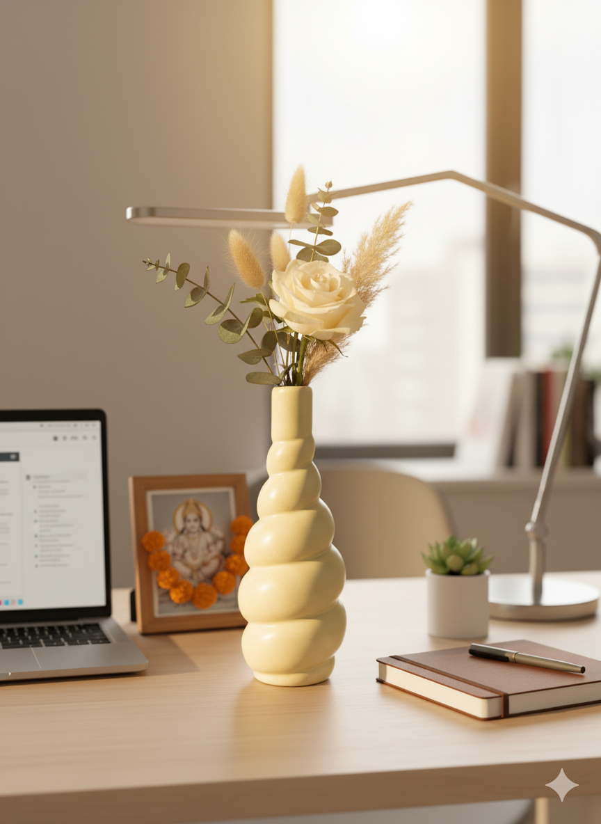 Spiral Shape Flower Vase