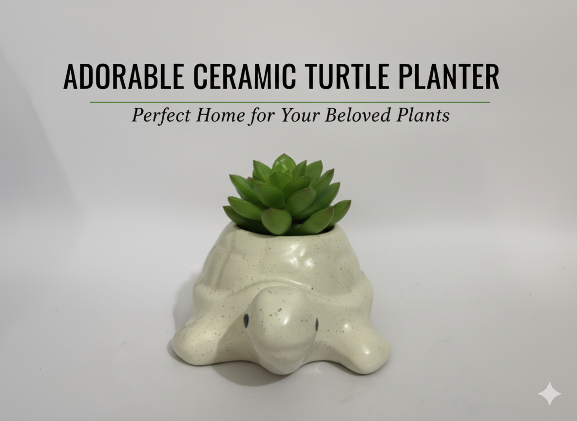 Tortoise Shape Planter Large