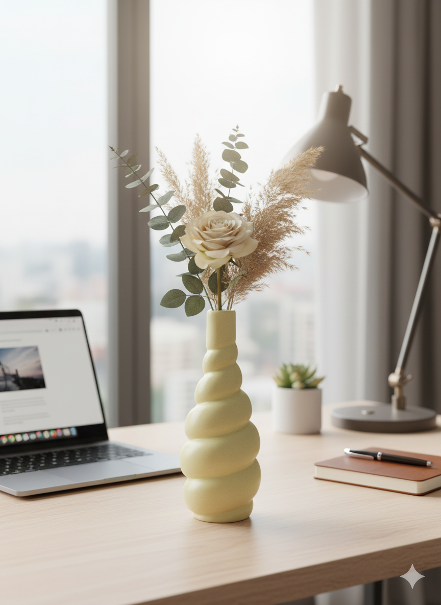 Spiral Shape Flower Vase