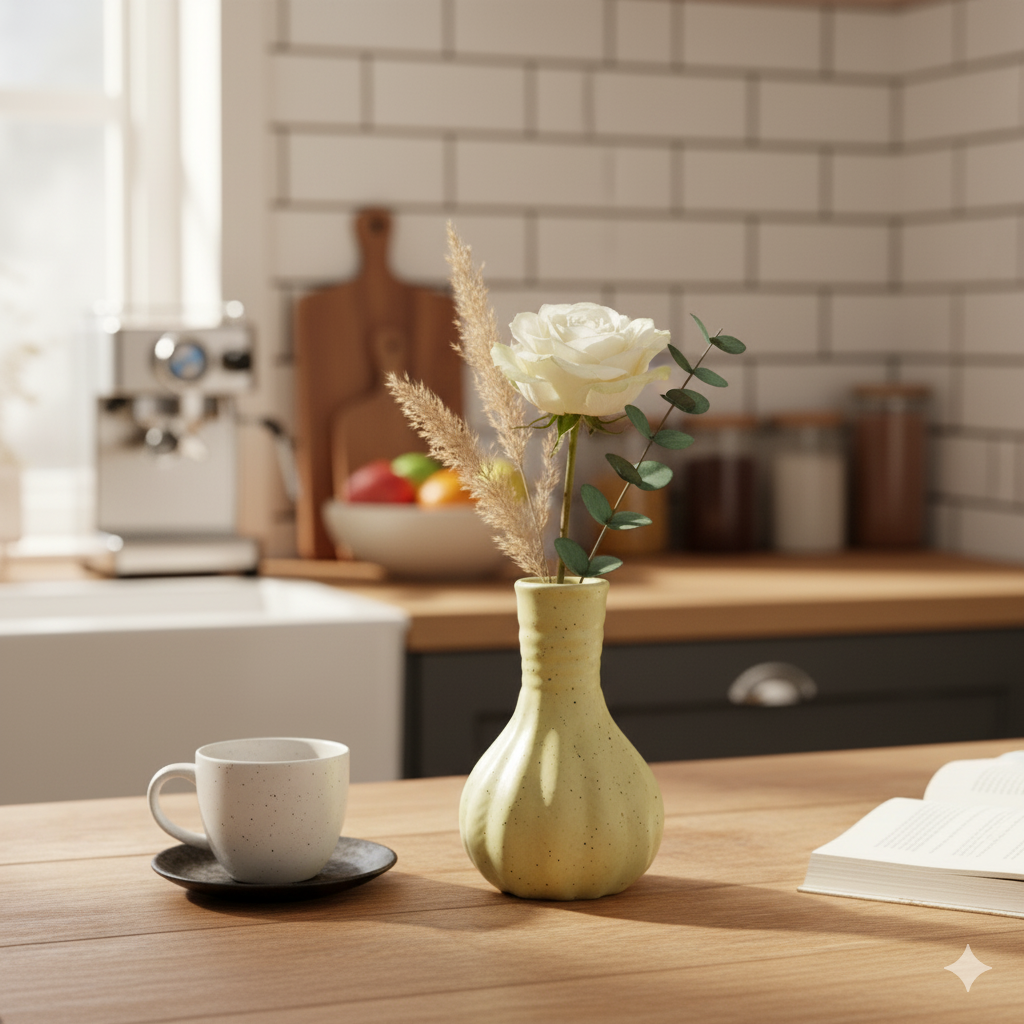 Melon Shape Flower Vase