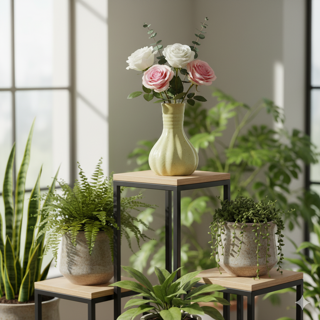 Melon Shape Flower Vase