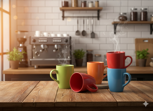Coffee / Tea Mug Set of 6 Pcs. (Different Colours)