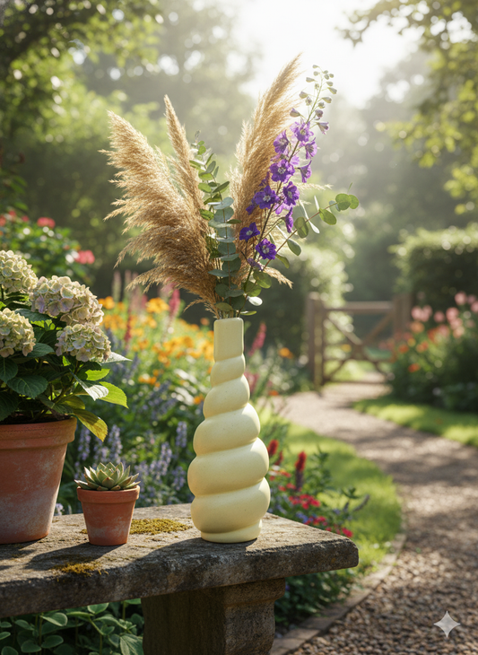 Spiral Shape Flower Vase