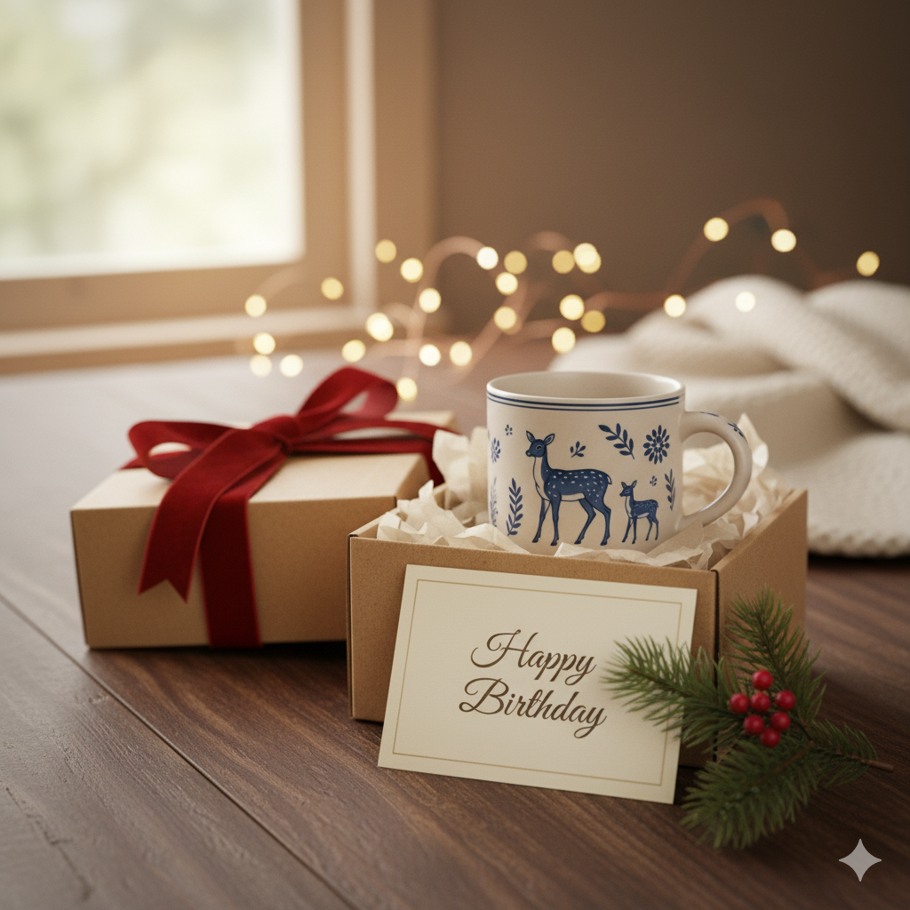 Coffee / Tea Mug (Blue Deer Printed)