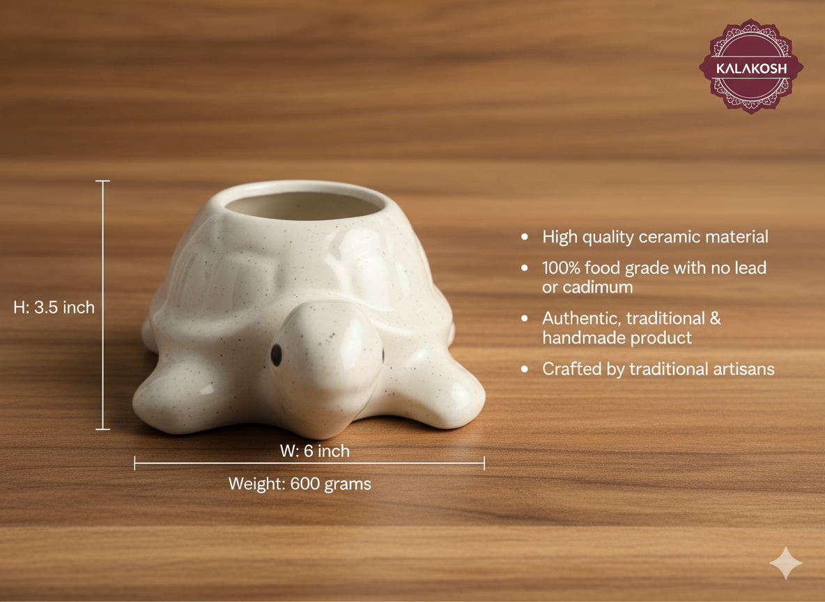Tortoise Shape Planter Large