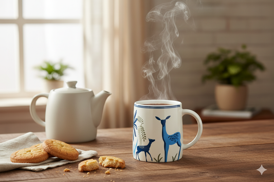 Deer Printed Coffee Mug