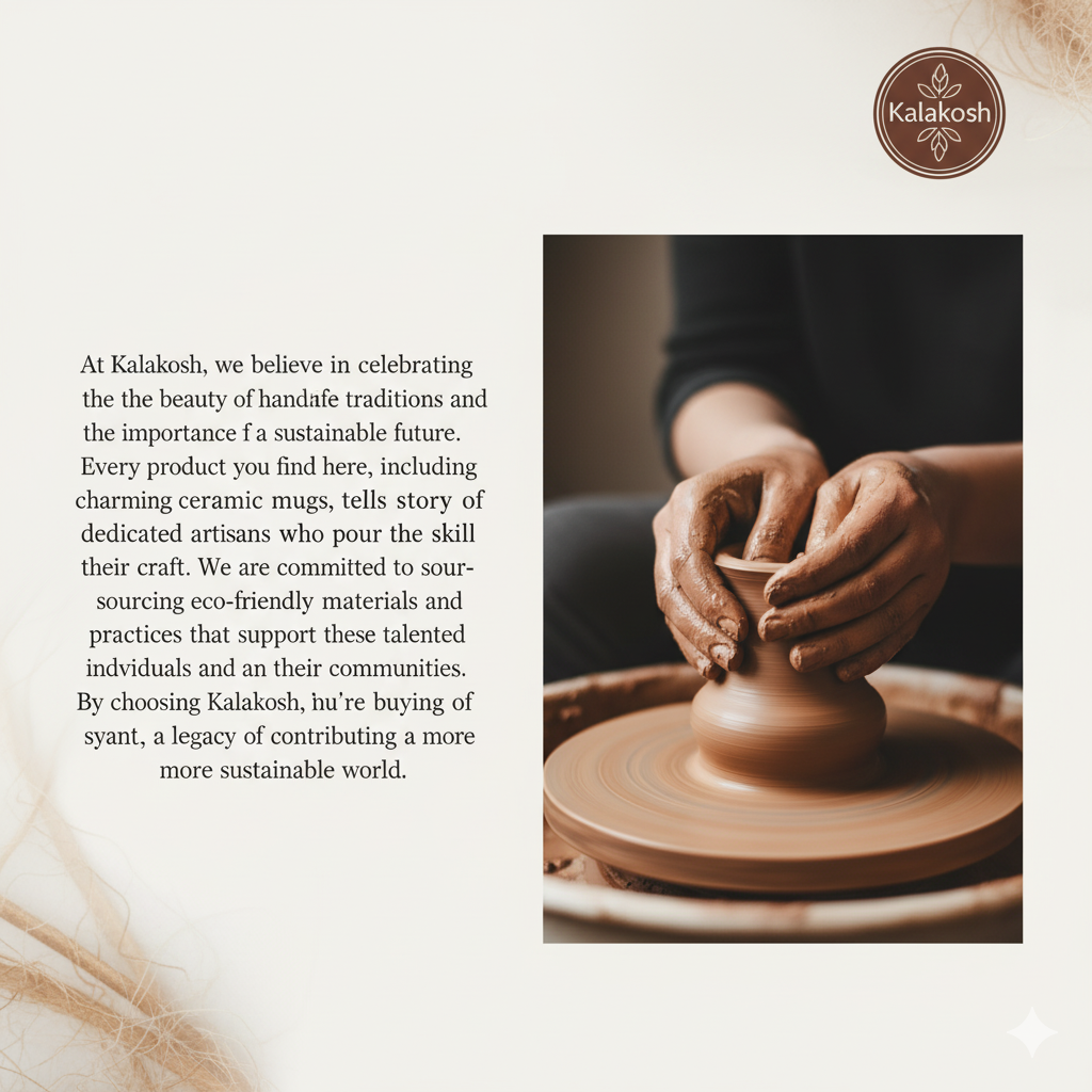 Handcrafted Red Ceramic Coffee Mugs (Set of 1) with Heart Design | Eco-Friendly Clay Mugs for Home & Office Use | Rustic Artisanal Tea