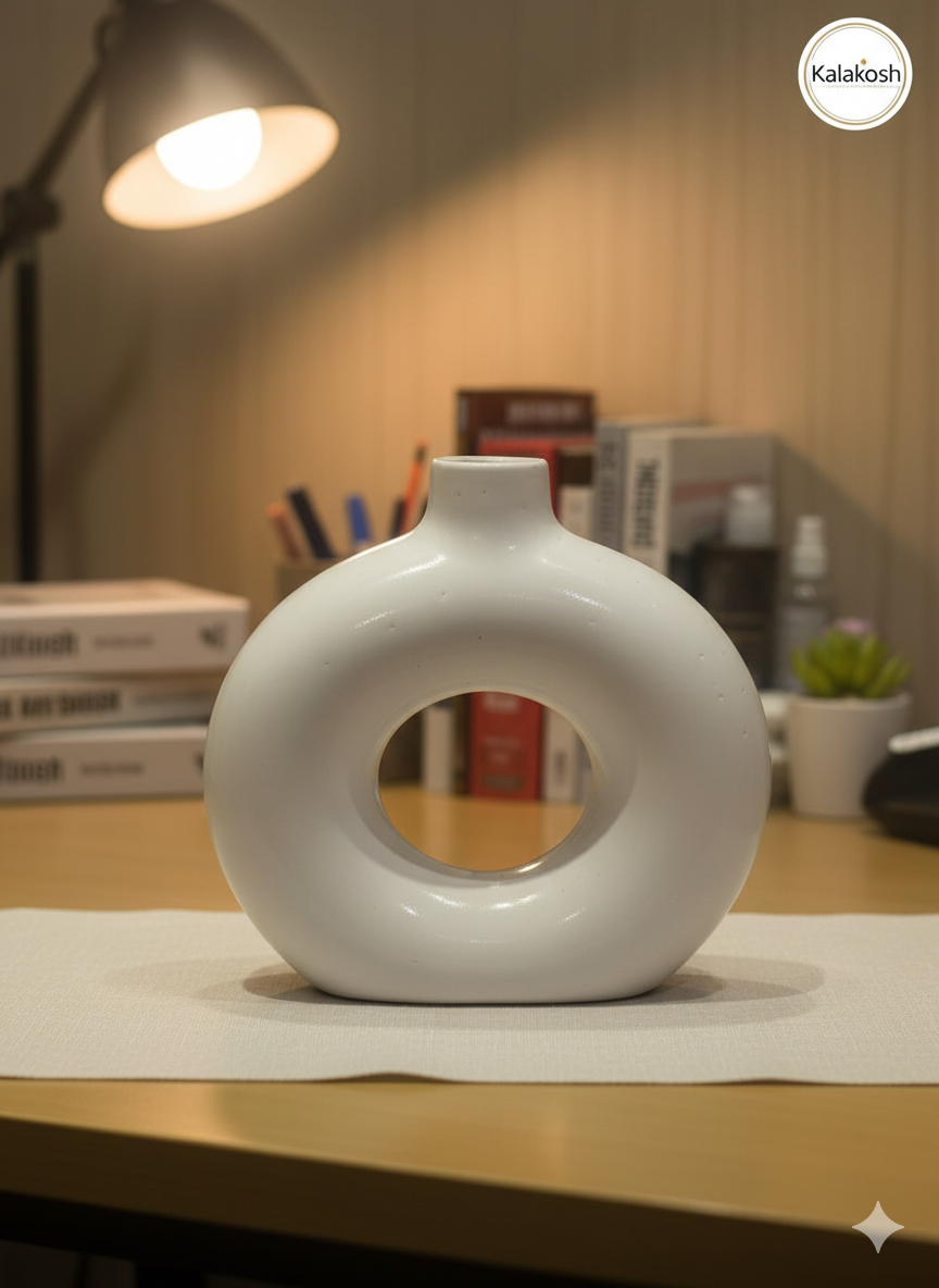 Round Donut Shape Planter