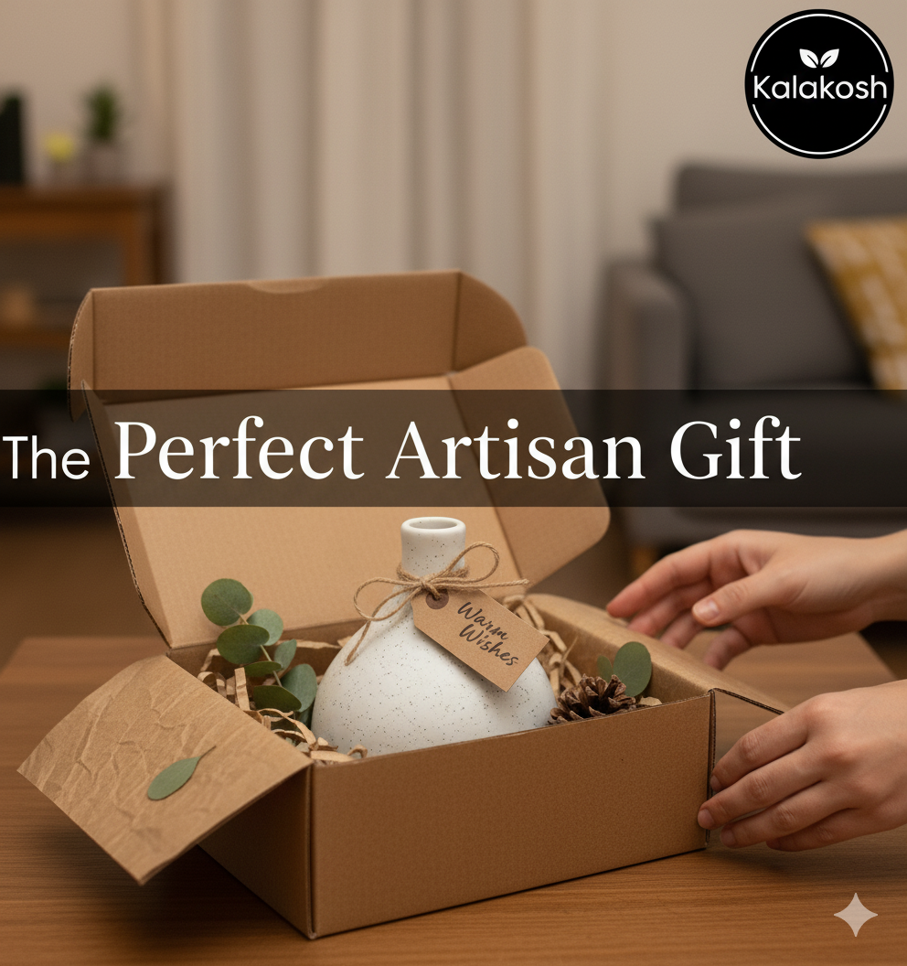 Handcrafted Speckled Ceramic Planter | Eco-Friendly Clay Pot for Home Office Decor | Rustic Indoor Flower Vase & Tabletop Gift