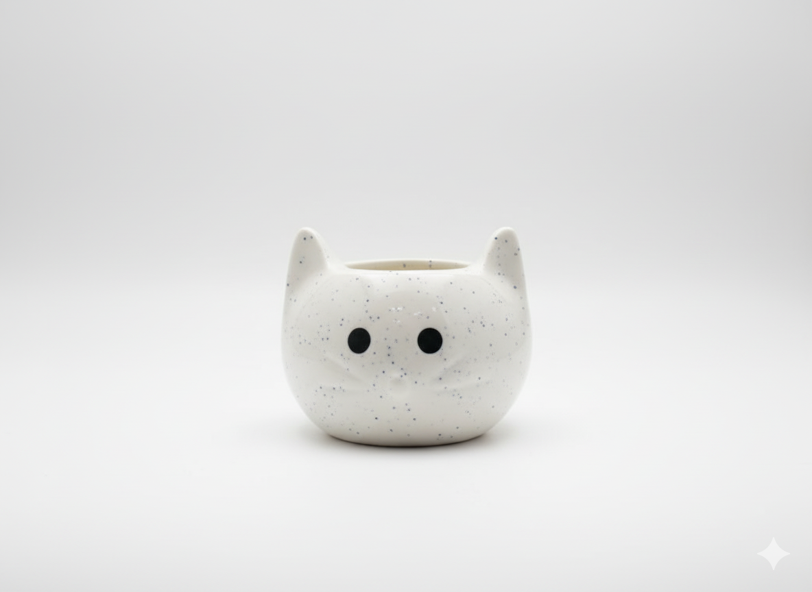 Cat Shape Planter / Pen-Pencil Holder