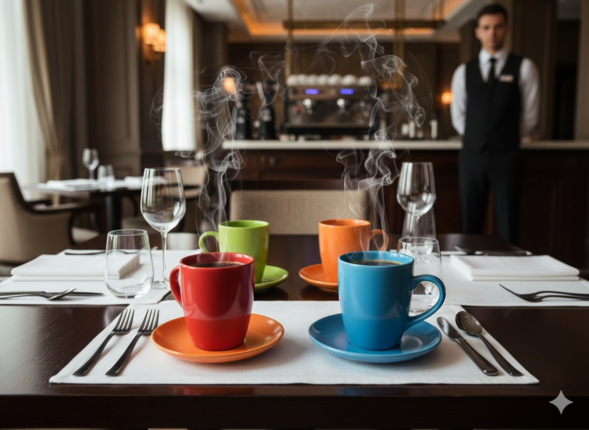Coffee / Tea Mug Set of 6 Pcs. (Different Colours)