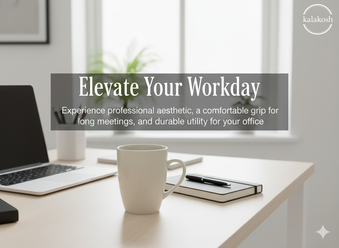 Handcrafted Rustic Ceramic Mug for Coffee & Tea | Artisan Eco-Friendly Clay Mugs | Premium Home & Office Use | Unique Gifting