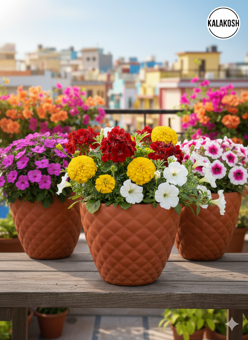 Terracotta Pot / Planter Diamond