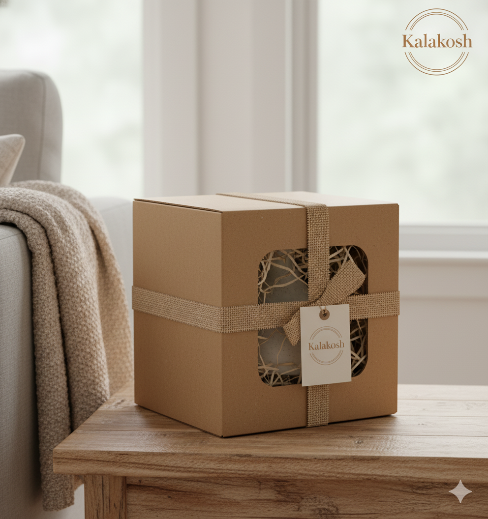 Handcrafted Speckled Ceramic Planter | Eco-Friendly Clay Pot for Home Office Decor | Rustic Indoor Flower Vase & Tabletop Gift