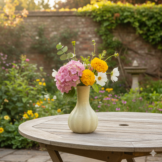 Melon Shape Flower Vase