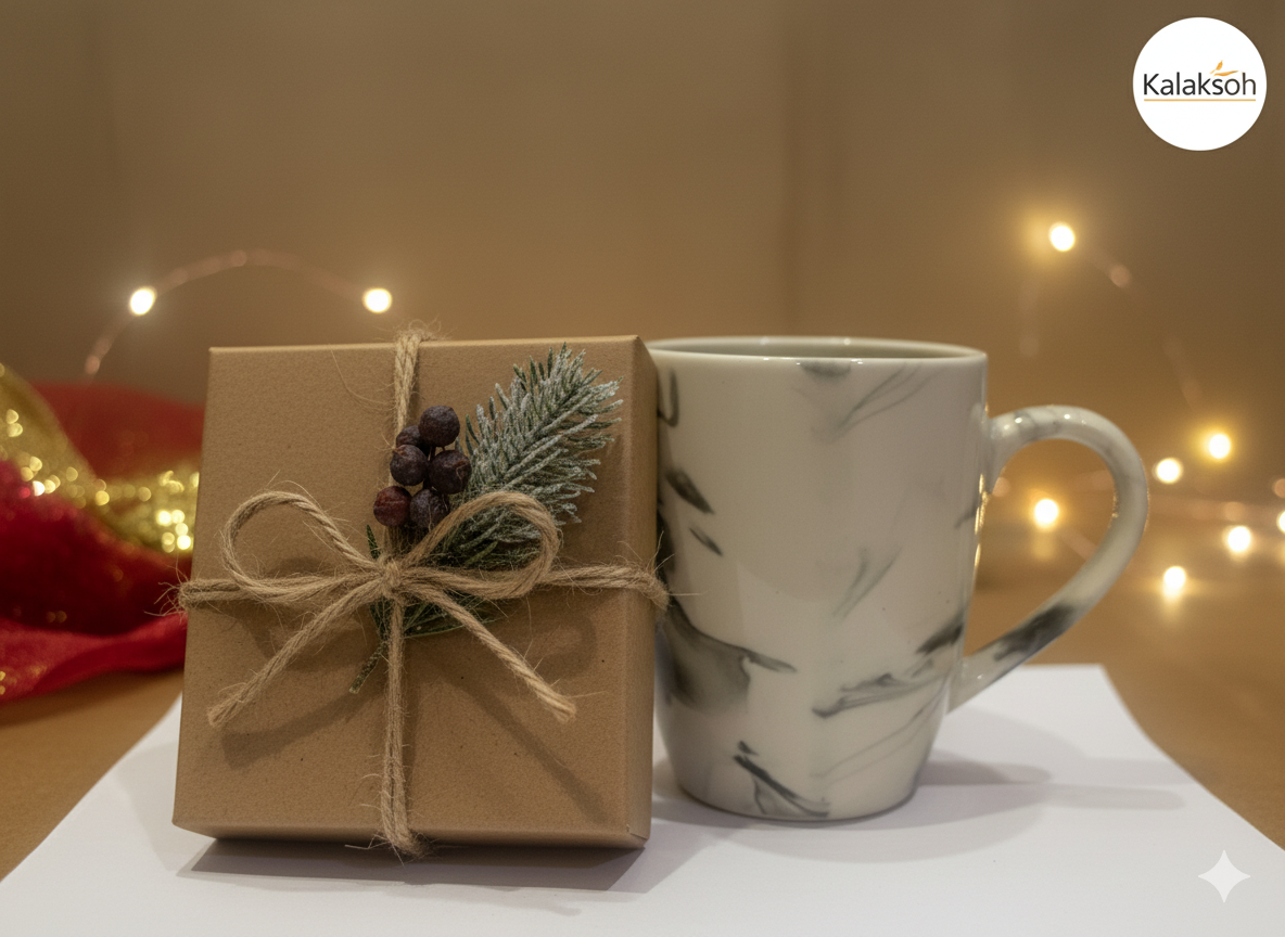 Handcrafted Ceramic Coffee Mug Clay Mugs for Home & Office Use | Eco-Friendly Artistic Tea Cup | Rustic Marbled Design