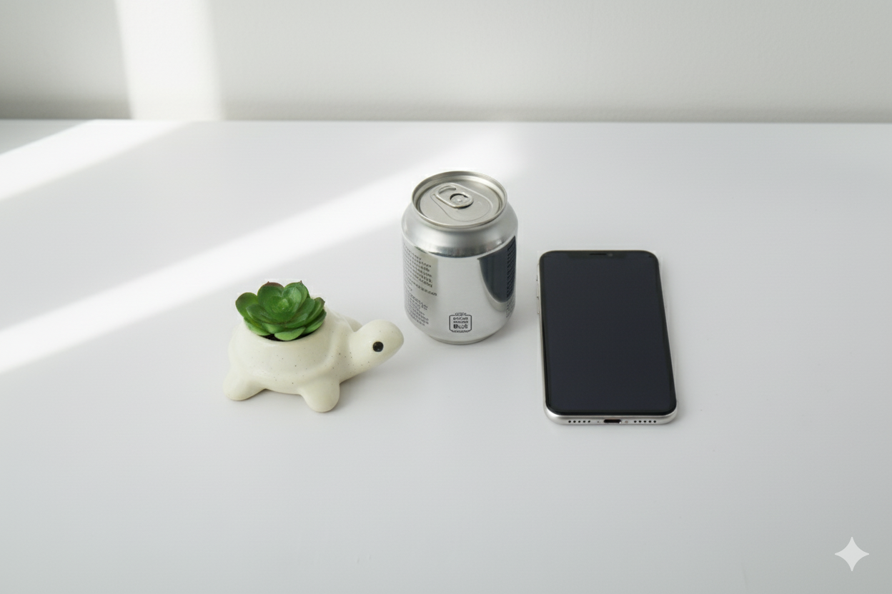 Tortoise Shape Planter (White)