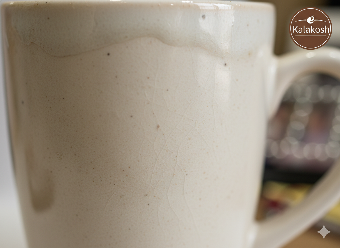 Handcrafted Rustic Ceramic Mug for Coffee & Tea | Artisan Eco-Friendly Clay Mugs | Premium Home & Office Use | Unique Gifting