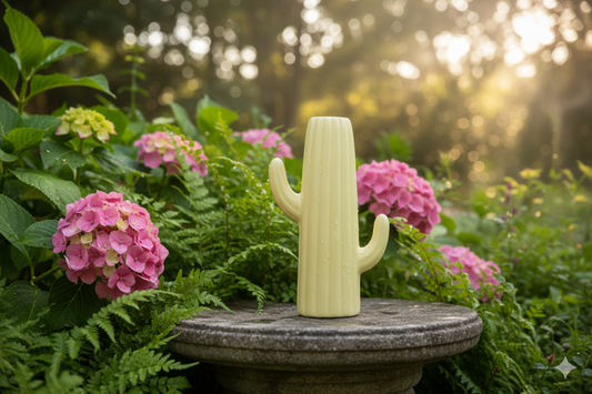 Cactus Style Planter (Cream Colour)