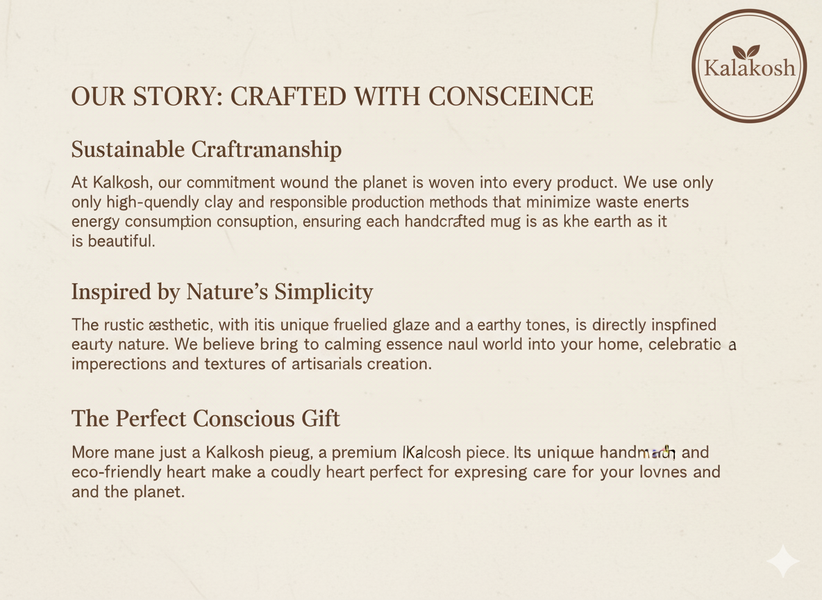 Handcrafted Rustic Ceramic Mugs Set of 2 | Eco-Friendly Clay Mugs for Coffee Tea Milk | Home & Office Use | Premium Gifting