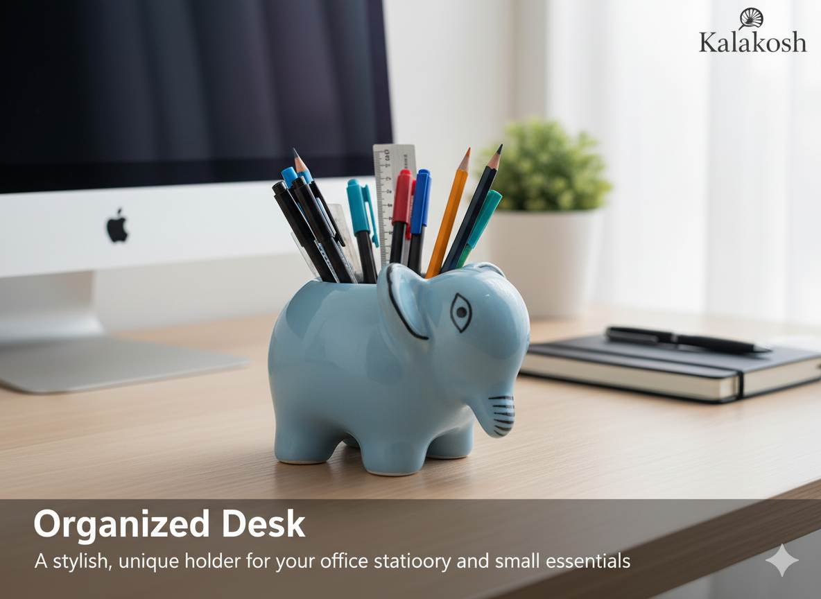 Elephant Style Planter / Pen-Pencil Holder