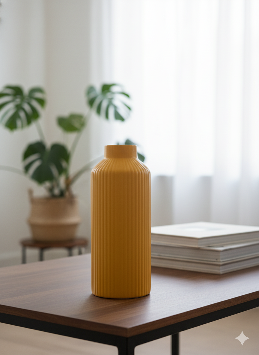 Handcrafted Rustic Ceramic Planter Vase for Home Decor | Eco-Friendly Clay Office Decor | Artistic Gift