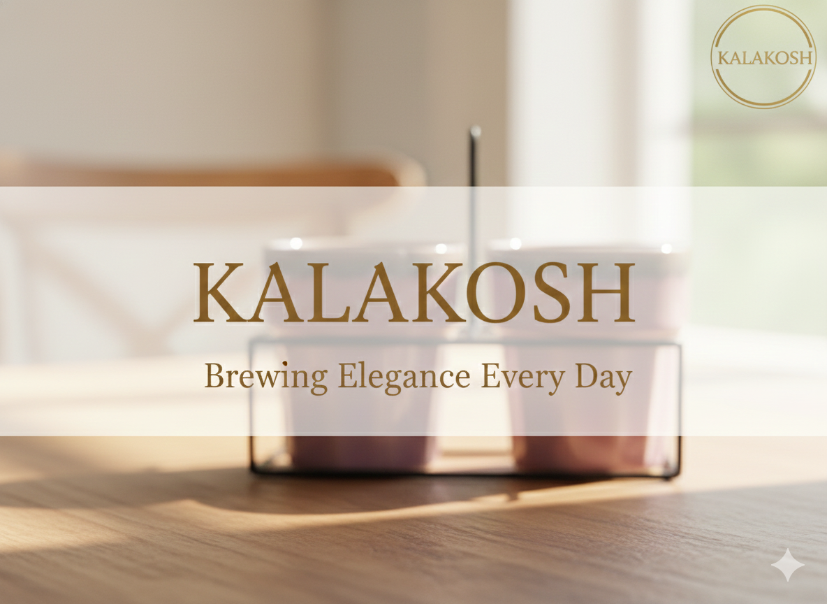 Premium Ceramic Tea and Coffee Cup Set of 2 with Metal Stand - Stylish Kullad Style Mug for Home Decor, Kitchen, Office Use & Gifting - Elegant Pink Glossy Finish Home Decor Vase Style Cups