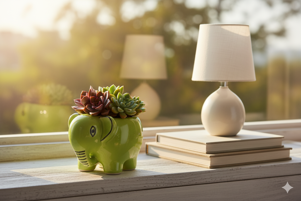 Elephant Style Planter / Pen-Pencil Holder