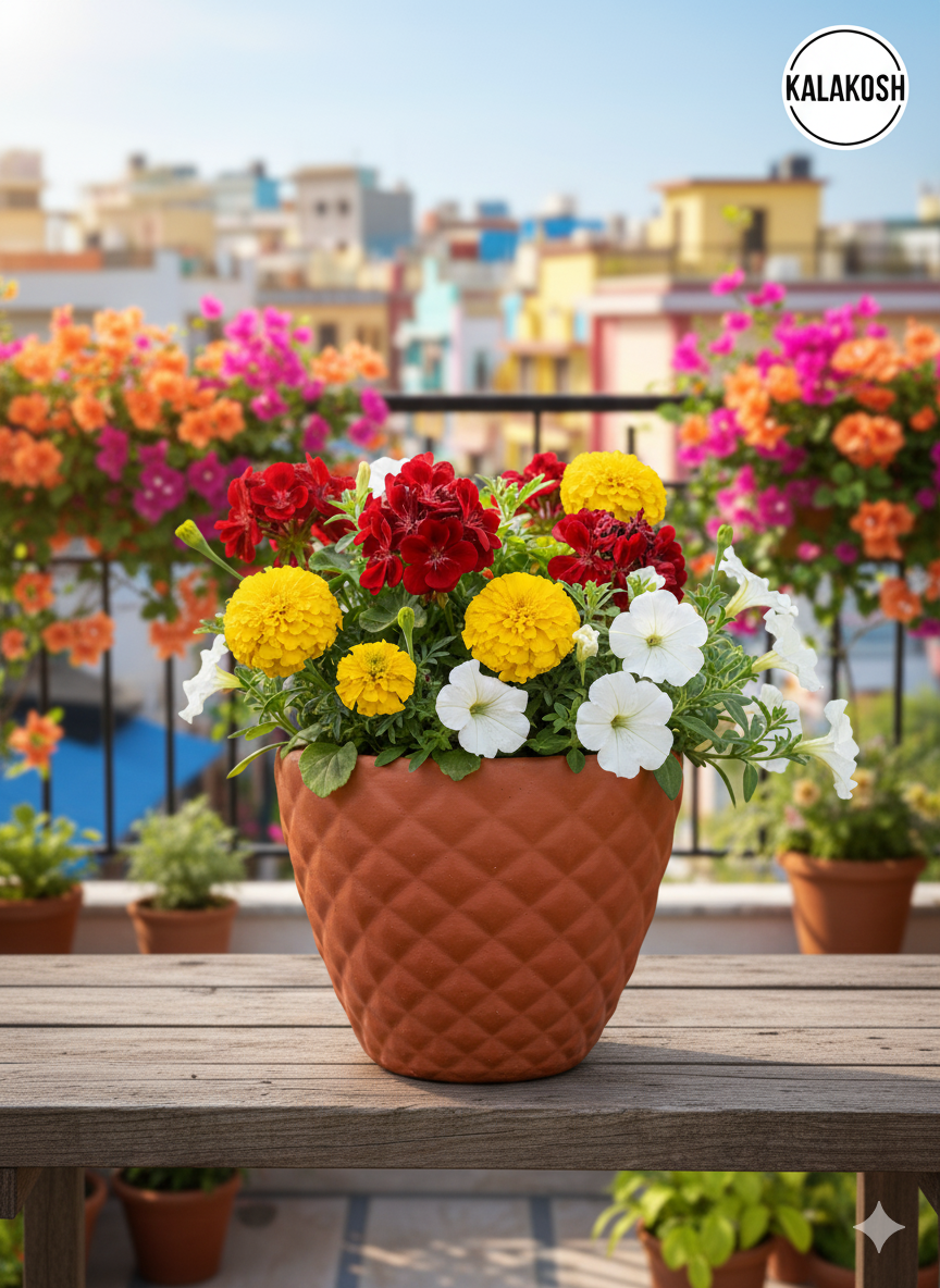 Terracotta Pot / Planter Diamond
