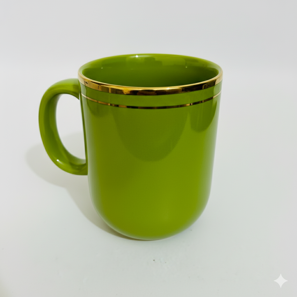 Coffe / Tea Mug with Gold lines (Premium)