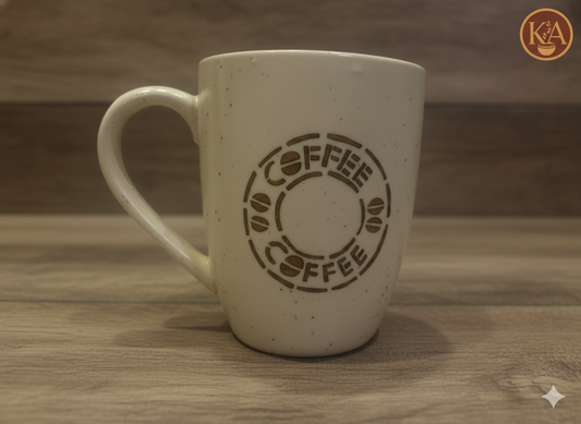 Handcrafted Rustic Ceramic Clay Coffee Mugs | Premium Stoneware for Home & Office Use | Eco-Friendly Artisan Tea Cup | Speckled Finish | Ideal Gift