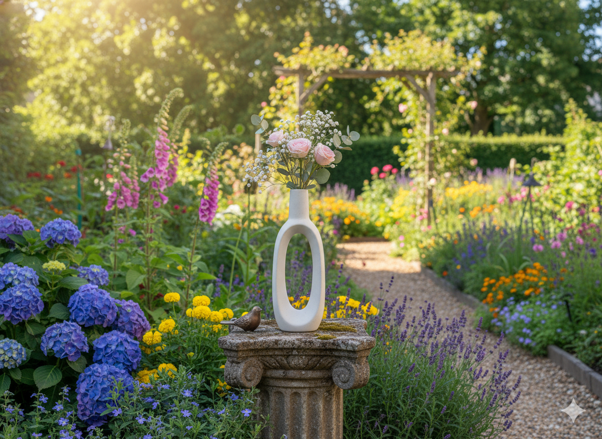 Donut Shape Flower Vase