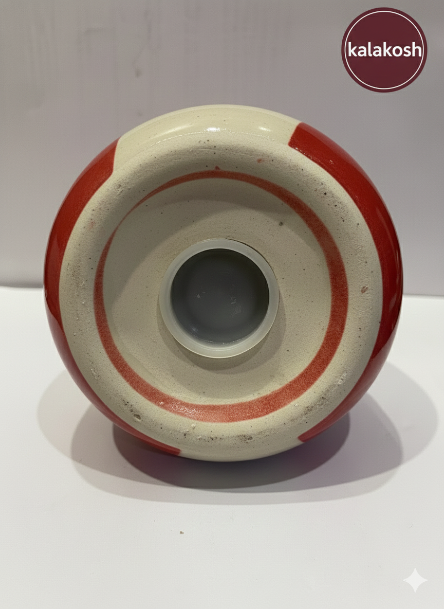 Premium Red Bird Ceramic Money Bank for Kids and Adults - Cute Animal Piggy Bank for Home Decor, Office Desk, and Gifting - Stylish Coin Saving Box for Bedroom & Living Room Decor (Red)