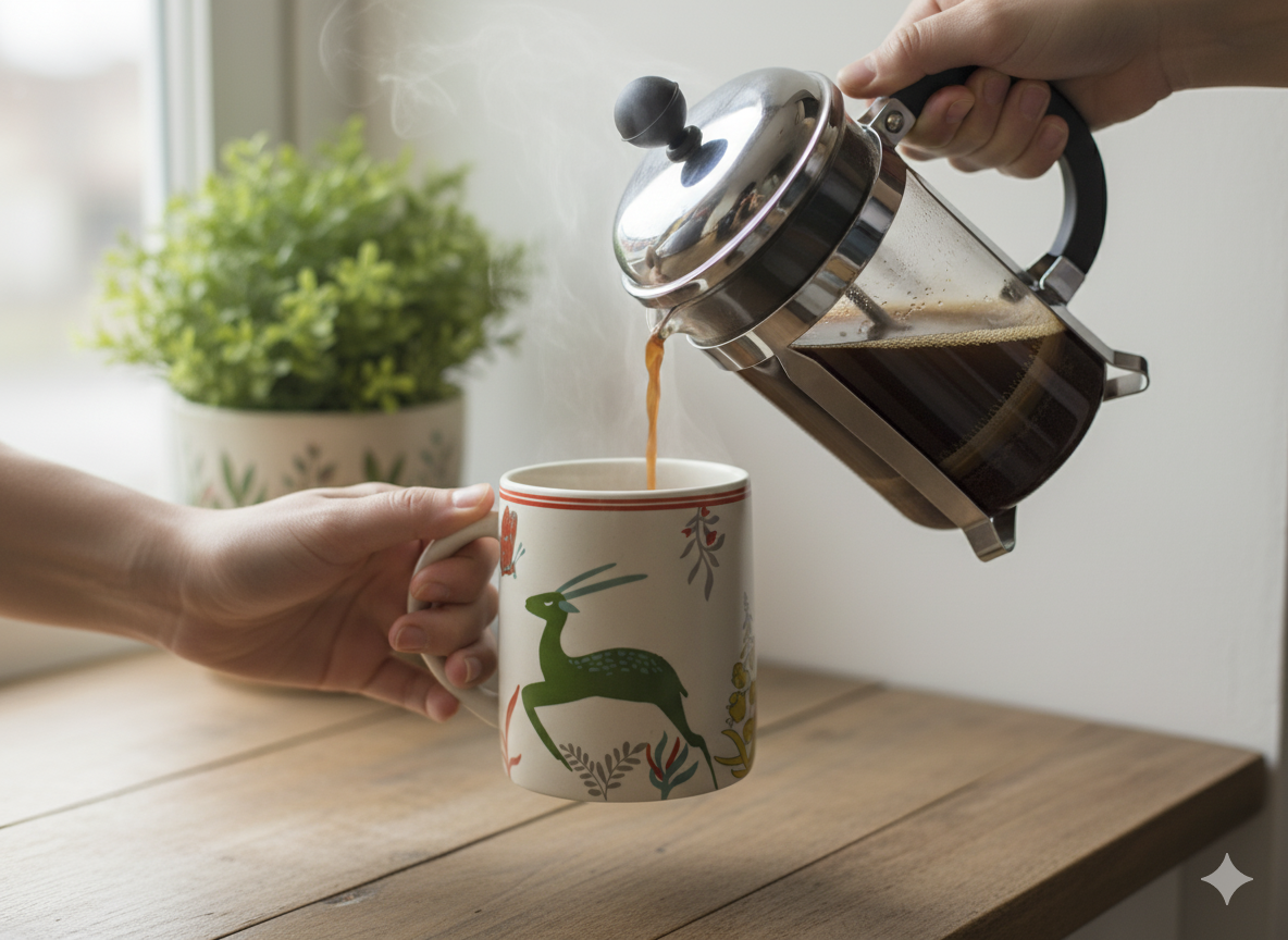 Coffee / Tea Mug (Green Deer Printed)