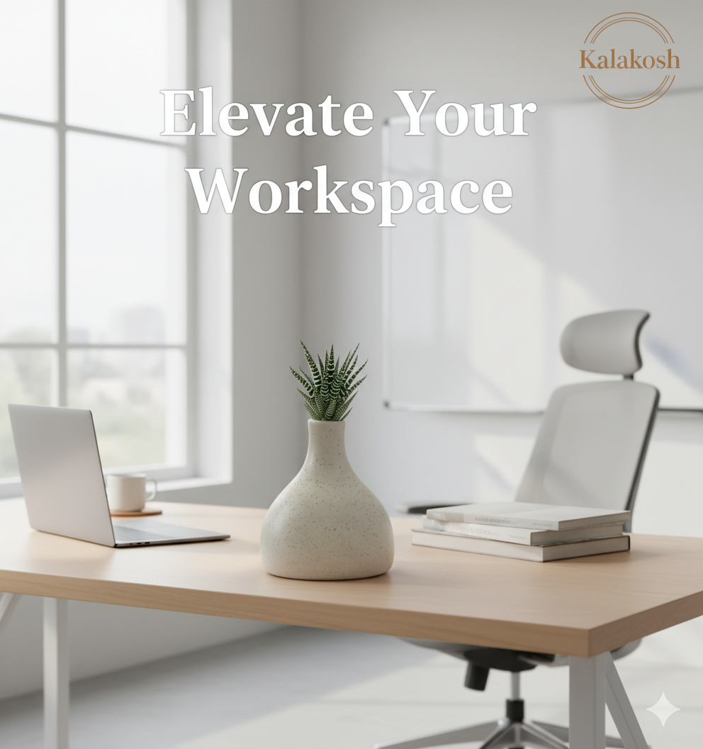 Handcrafted Speckled Ceramic Planter | Eco-Friendly Clay Pot for Home Office Decor | Rustic Indoor Flower Vase & Tabletop Gift