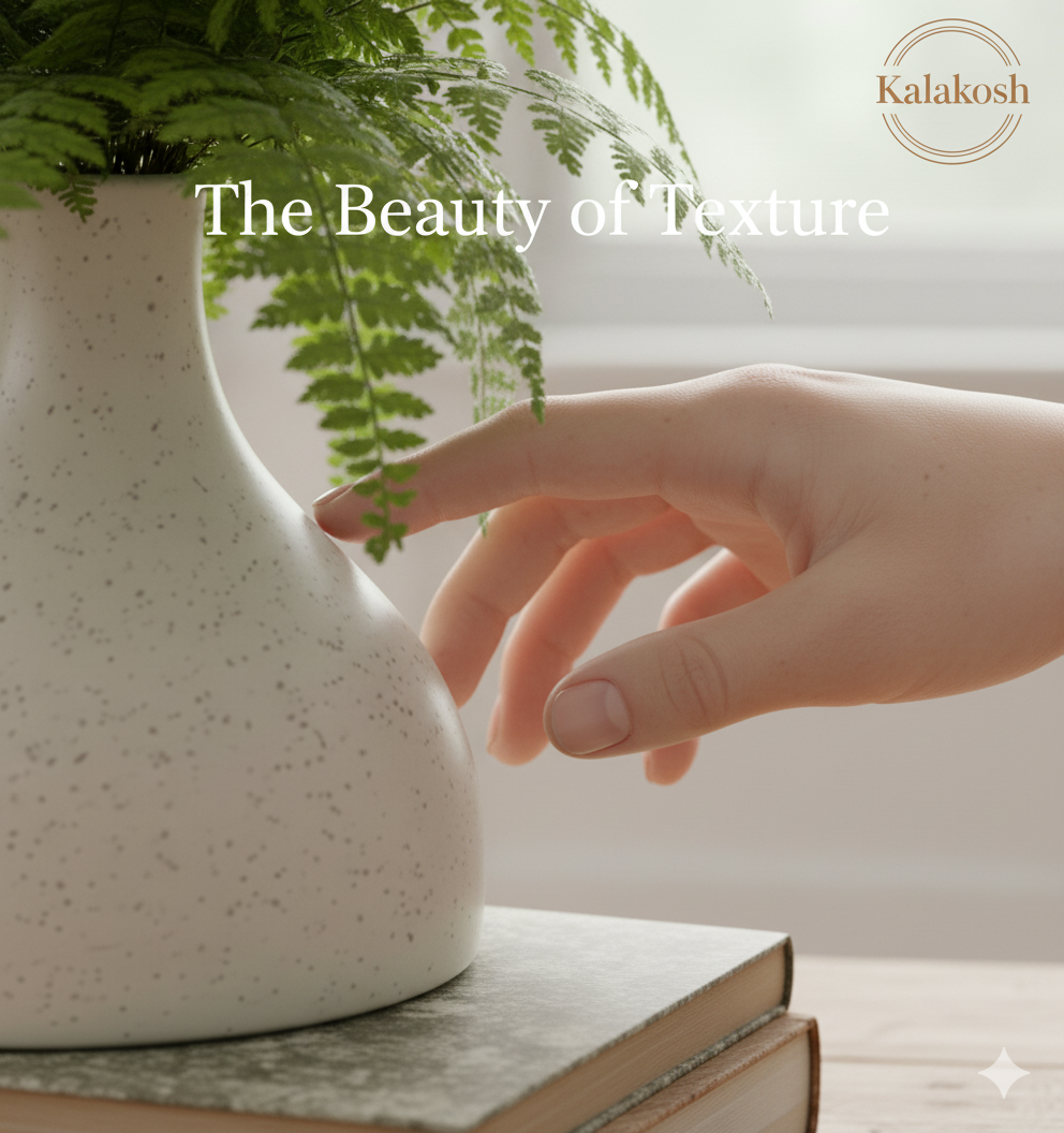 Handcrafted Speckled Ceramic Planter | Eco-Friendly Clay Pot for Home Office Decor | Rustic Indoor Flower Vase & Tabletop Gift