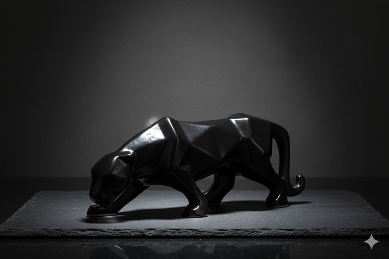 Jaguar  Style Show Piece (Black Colour)