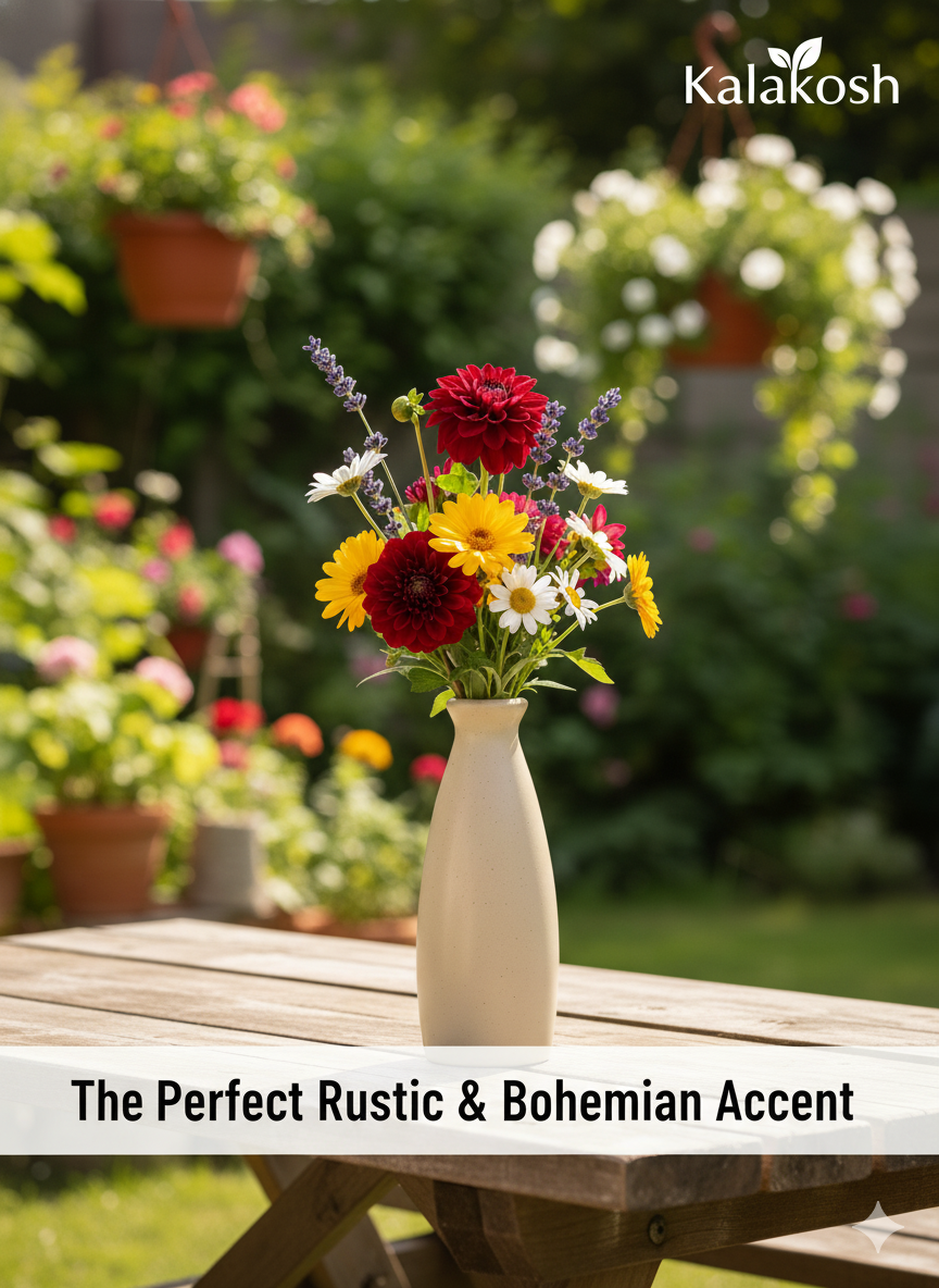 Bottle Shape Flower Vase